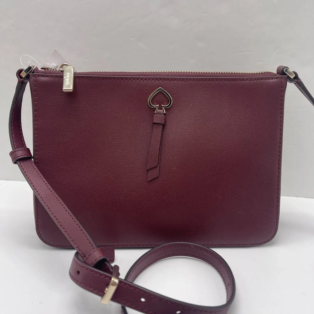 Kate Spade New York Adel medium top zip crossbody satchel
Cherrywood
NWT - Picture 12 of 16